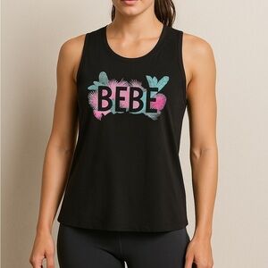 BEBE Sport tank, mesh back, size XL